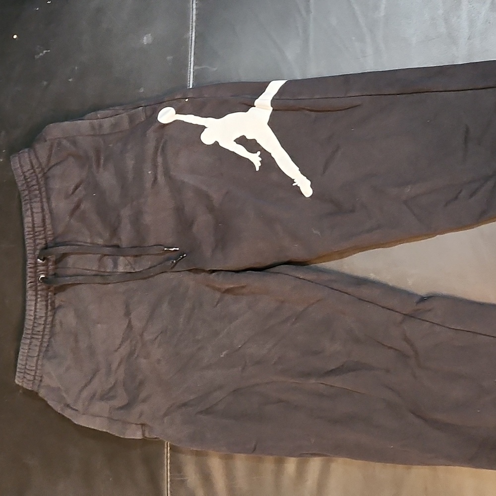 Jordan Black Sweatpants Mens SZ M